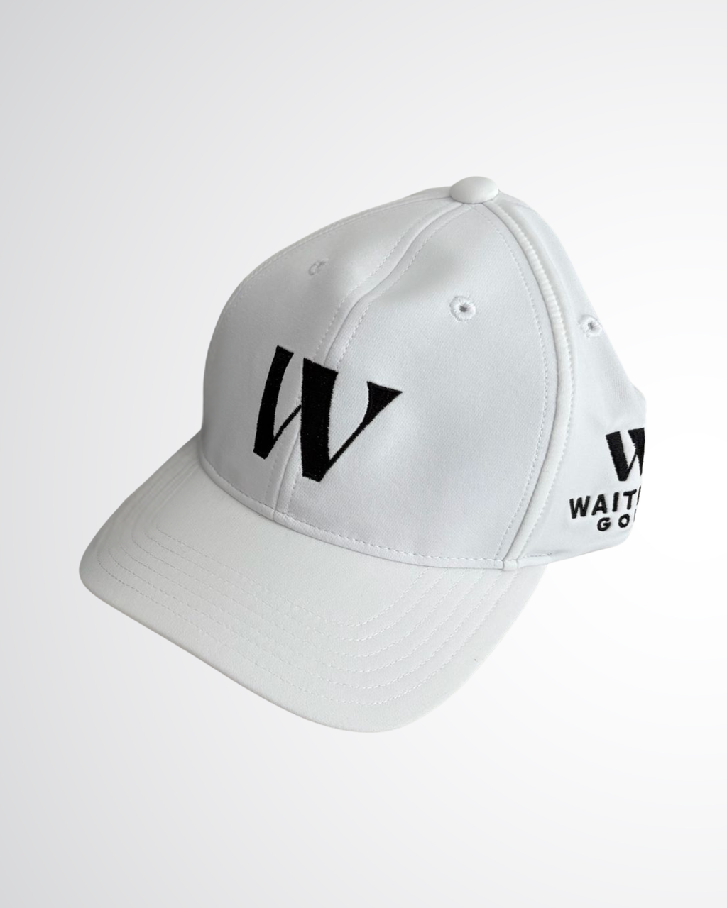 White Waitlist Golf Hat