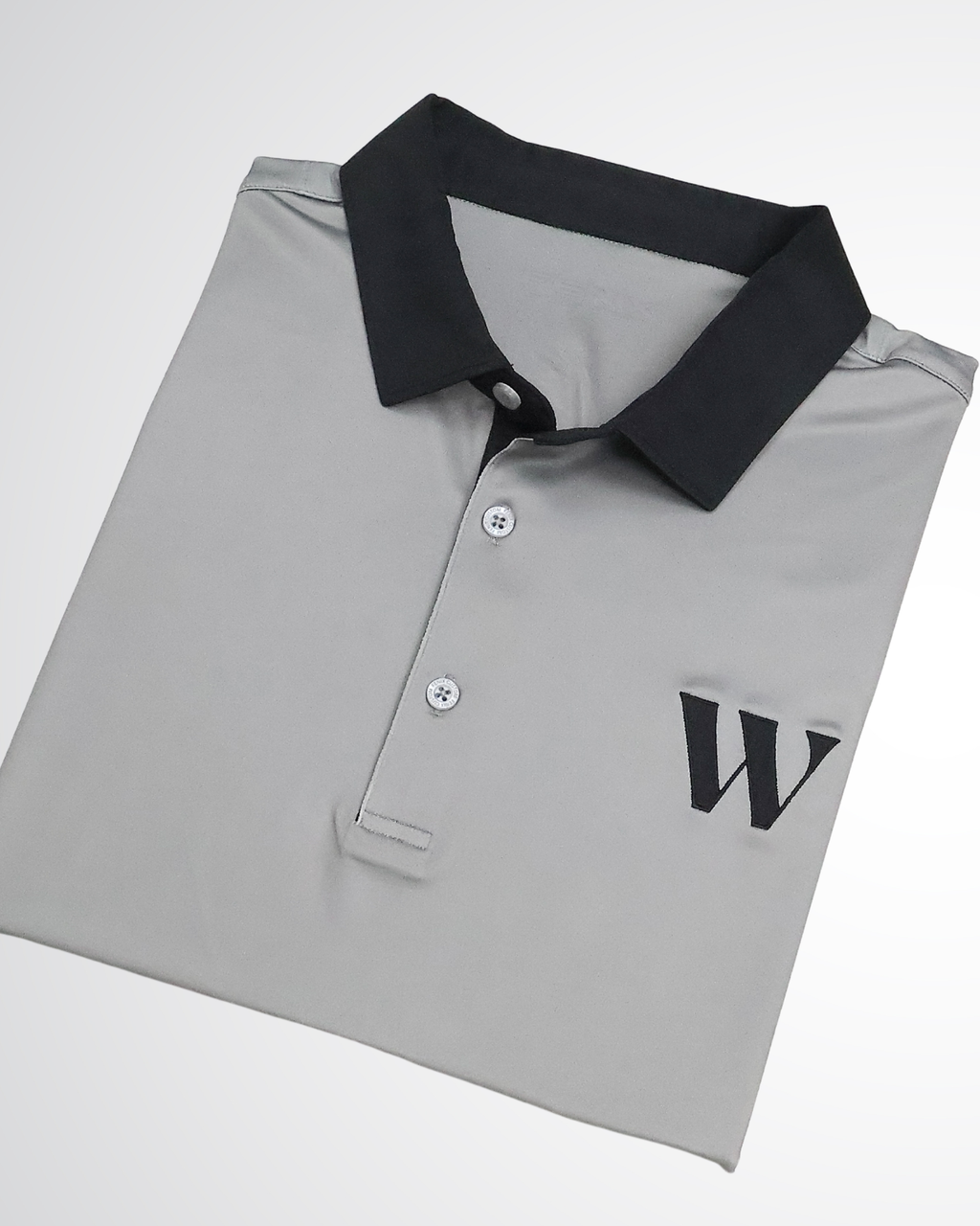 Gray & Black Waitlist Golf Shirt