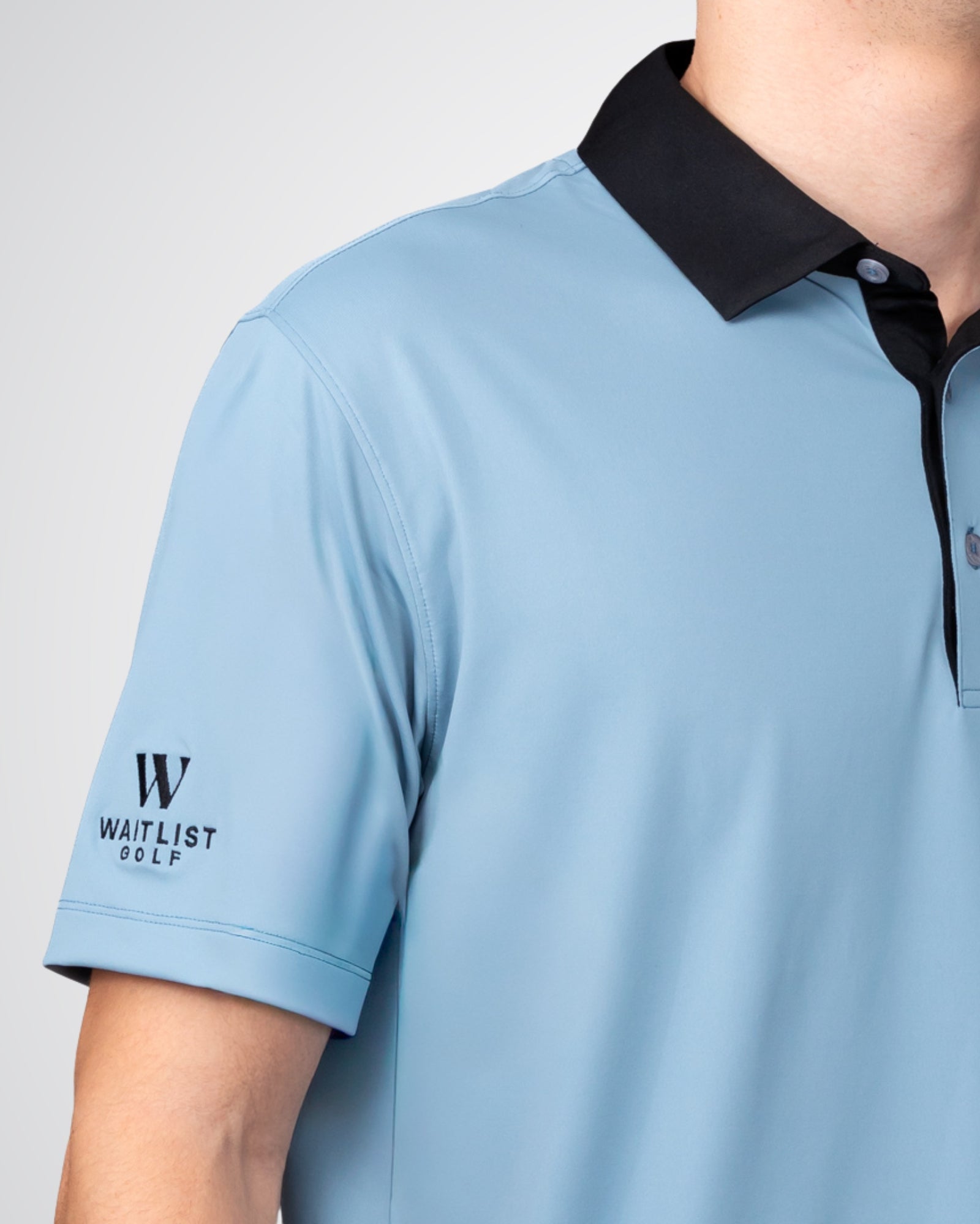 Light Blue Waitlist Golf Shirt