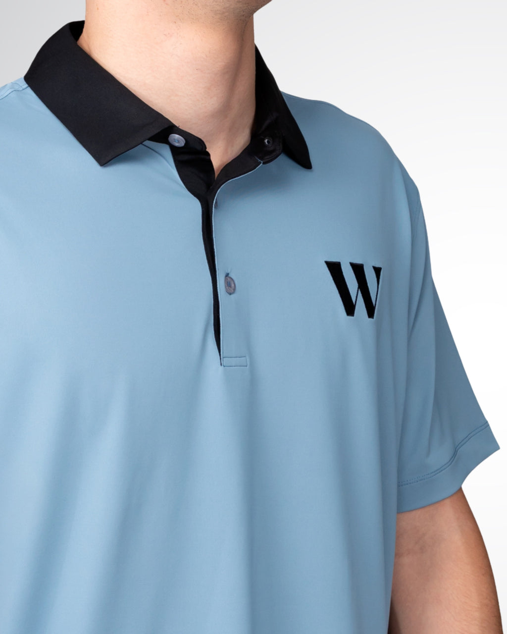 Light Blue Waitlist Golf Shirt