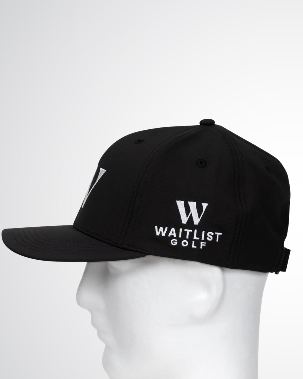 Black Waitlist Golf Hat