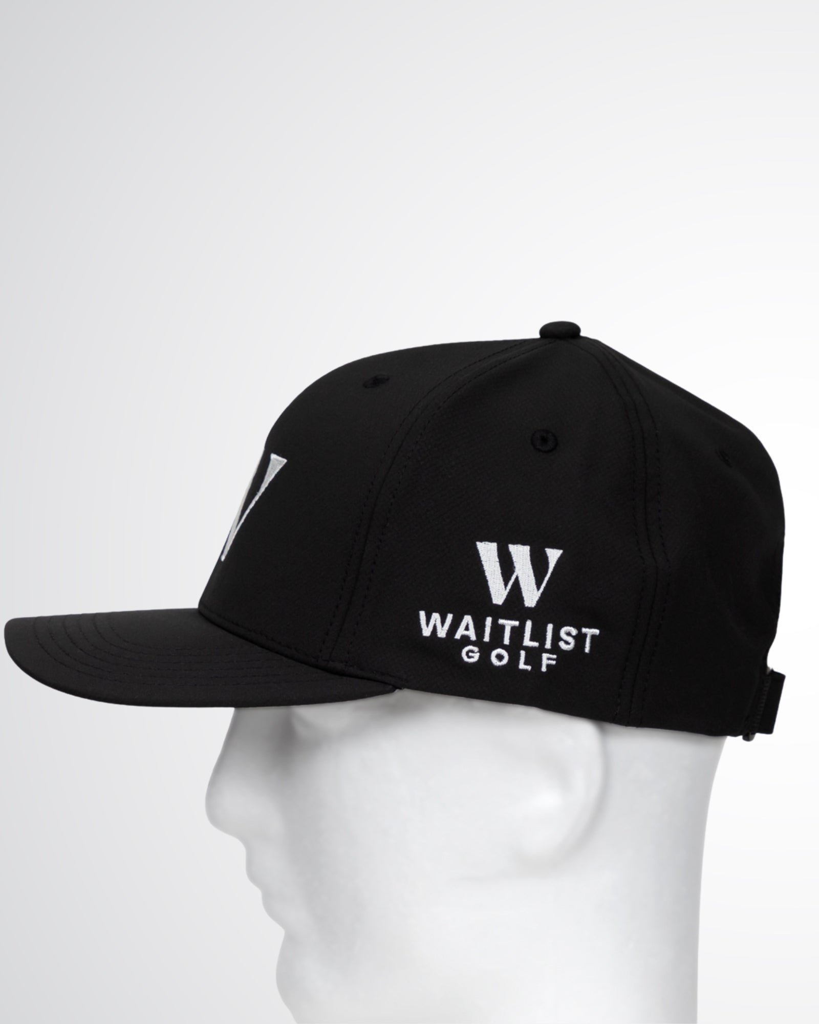 Black Waitlist Golf Hat