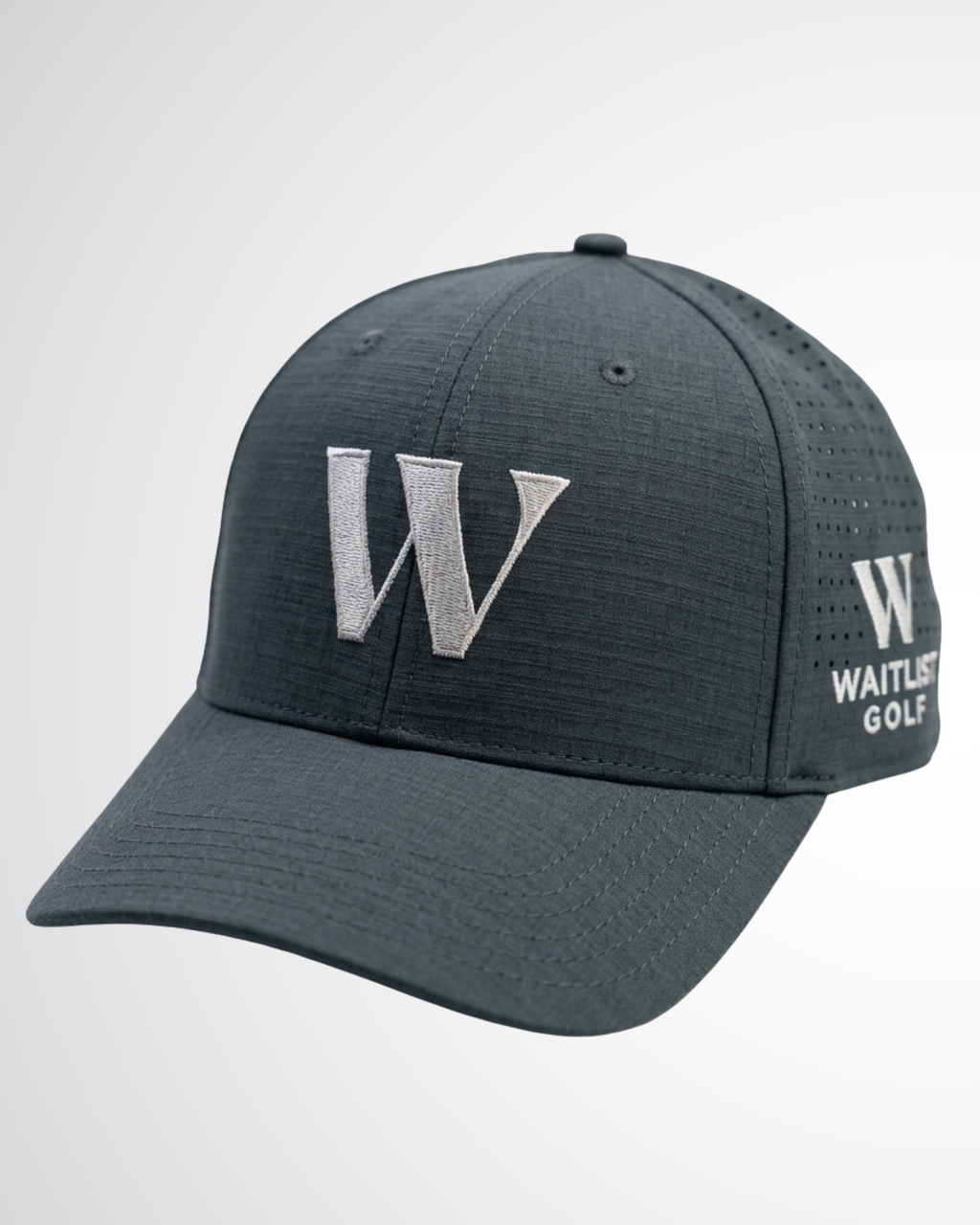 Grey Ultra Lite Mesh Golf Cap