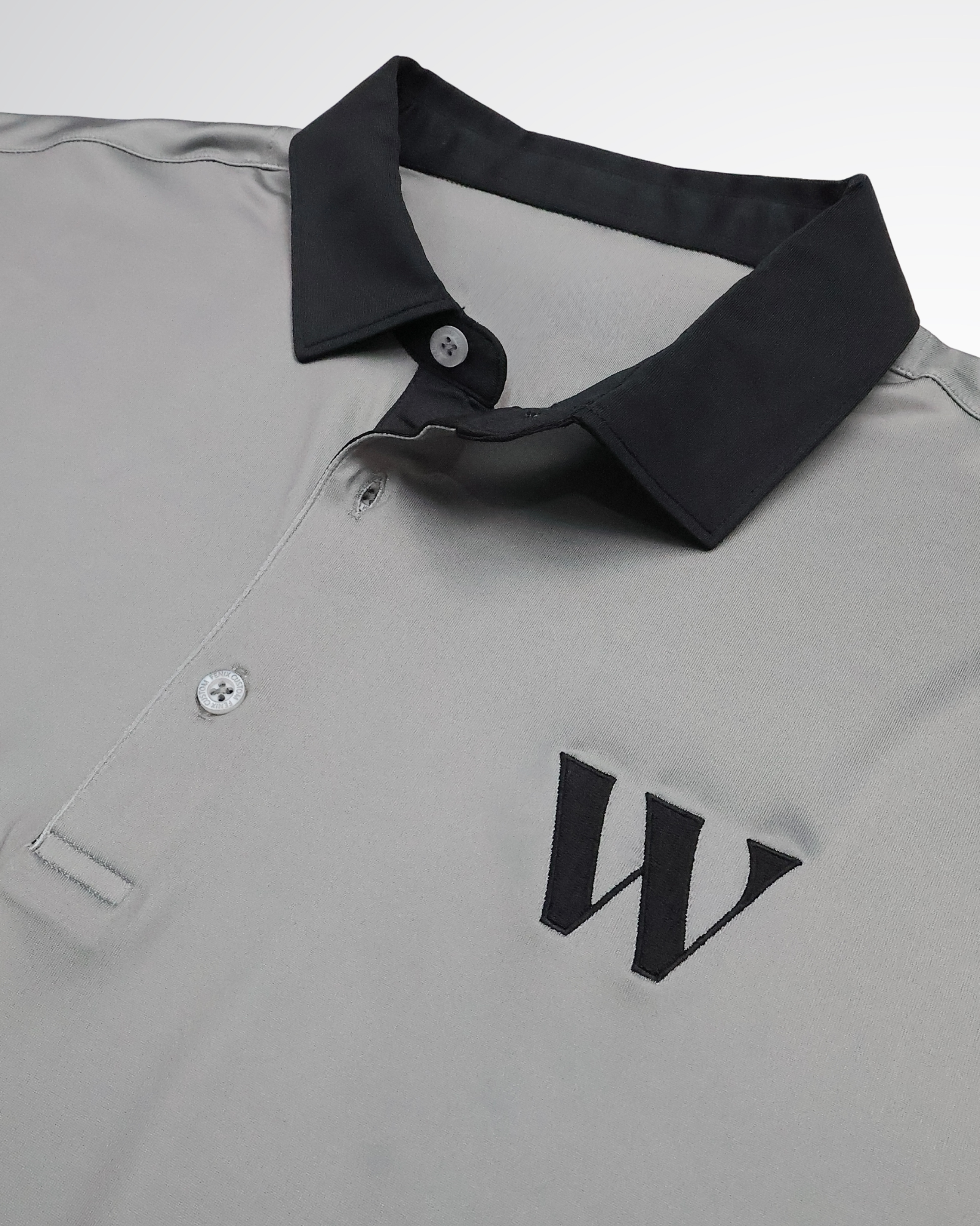 Gray & Black Waitlist Golf Shirt