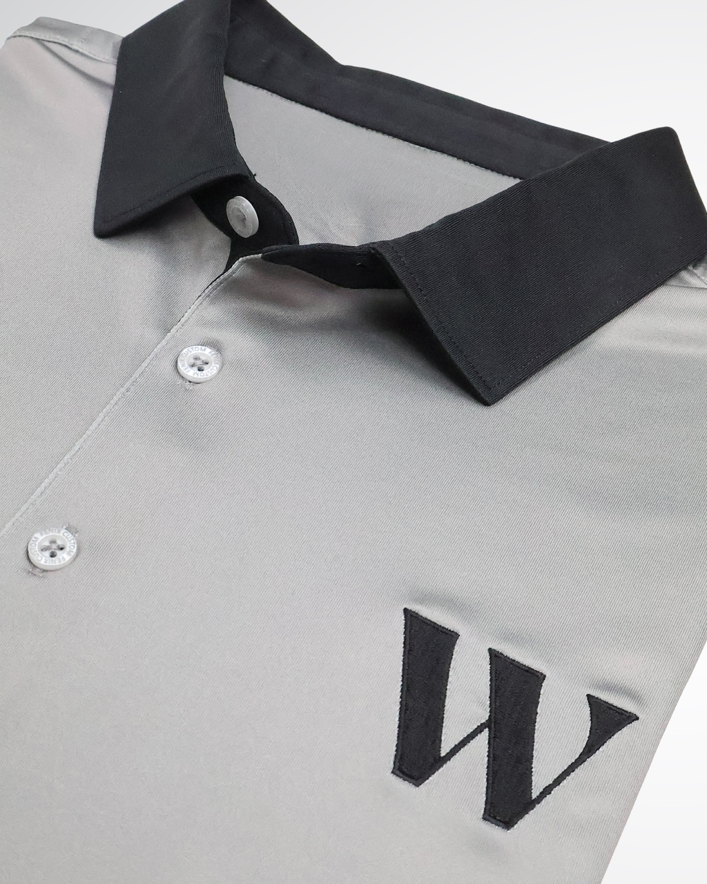 Gray & Black Waitlist Golf Shirt