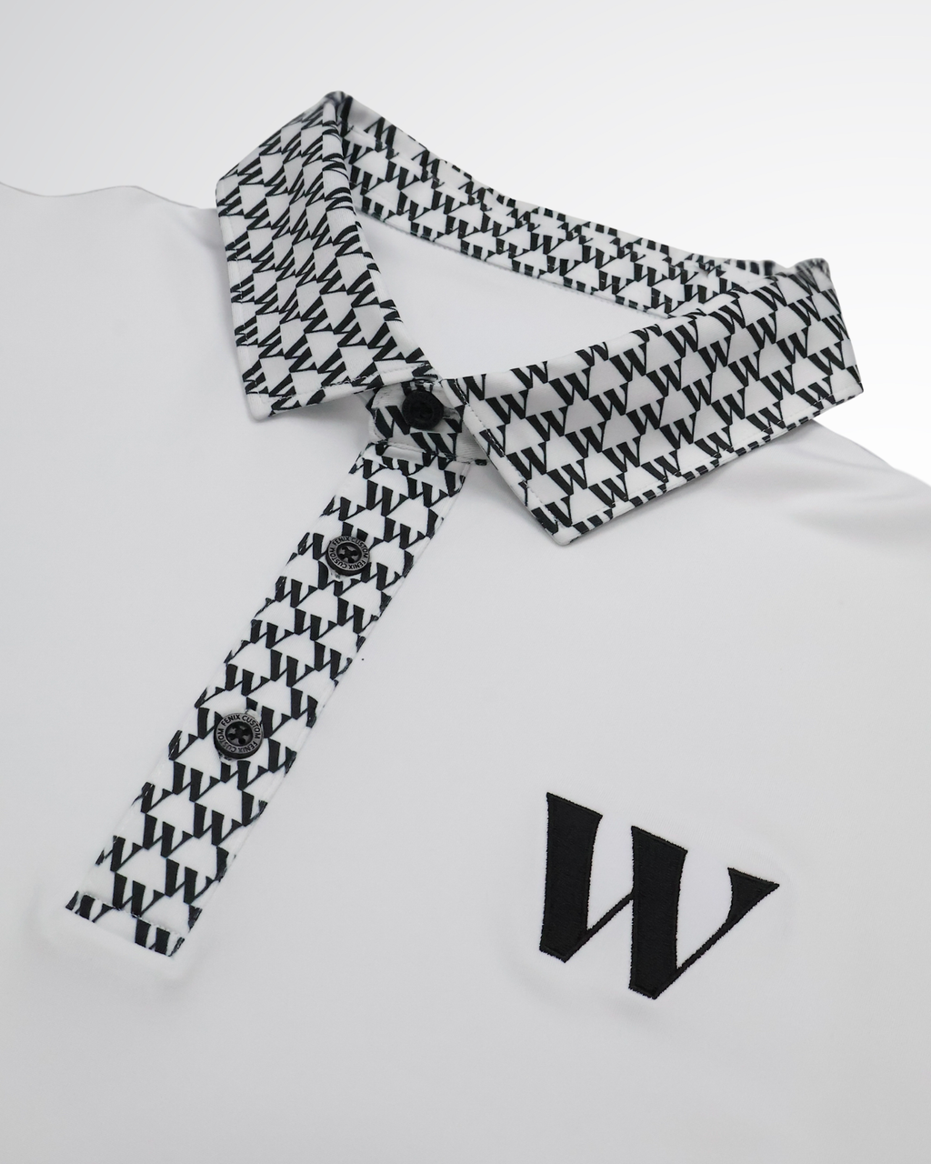 White Waitlist Golf Shirt